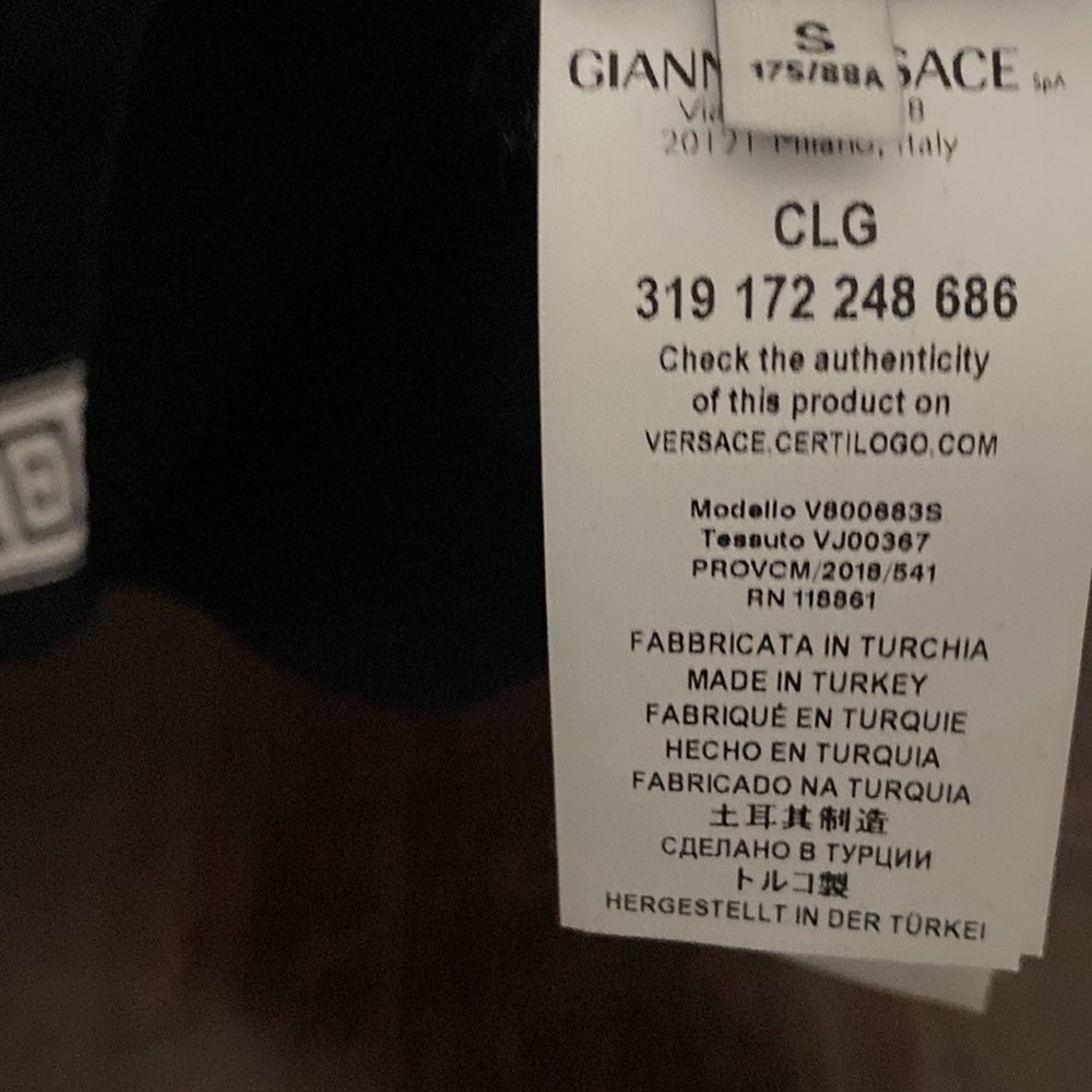 Versace Collection Size small - Picture 4 of 6